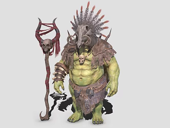 Orc Tribe Orc Shaman 3d model