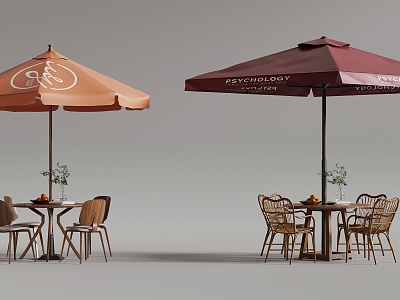 Outdoor tables and chairs umbrellas model