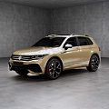 Golden SUV With Sporty Exterior Design And Alloy Wheels In Modern Setting