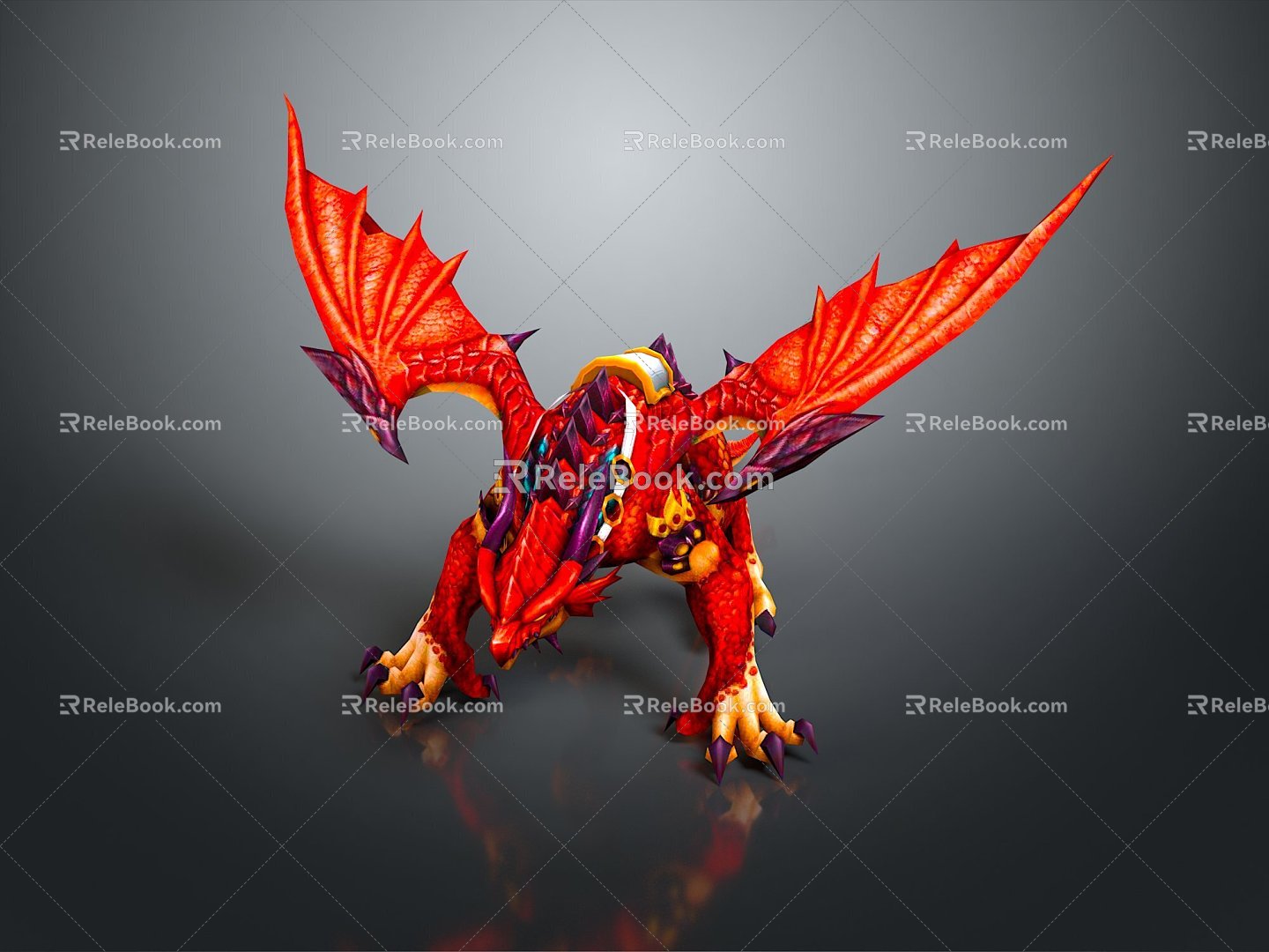 Monster Monster Monster Flying Monster Mountain Essence Alien Monster Alien Monster Monster Warrior 3d model