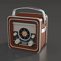 Speaker Audio Radio Speaker Retro Radio Jukebox Classical Speaker Retro Speaker Super Realistic High Precision Video Grade 3d model