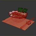 The image provided focuses on a bowl of ramen with ingredients like noodles eggs and seaweed and there are no animals shown so it's impossible to generate an animal-centered title based on the picture.
