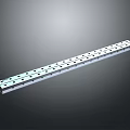 Precision Metal Linear Guide Rail With Multiple Holes For Mechanical Equipment