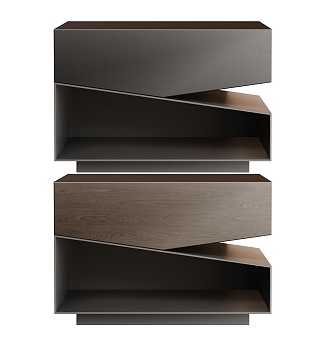 Minotti bedside table combination 3d model