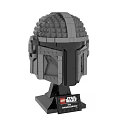 LEGO Star Wars Building Blocks Helmet Model with Intricate Brick Design