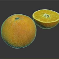Fresh Juicy Oranges Displayed As Whole And Sliced On Black Background