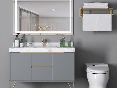 modern sink bathroom cabinet model