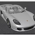 White Sleek Sports Car Featuring Modern Aerodynamic Design Stylish Headlights And Alloy Wheels