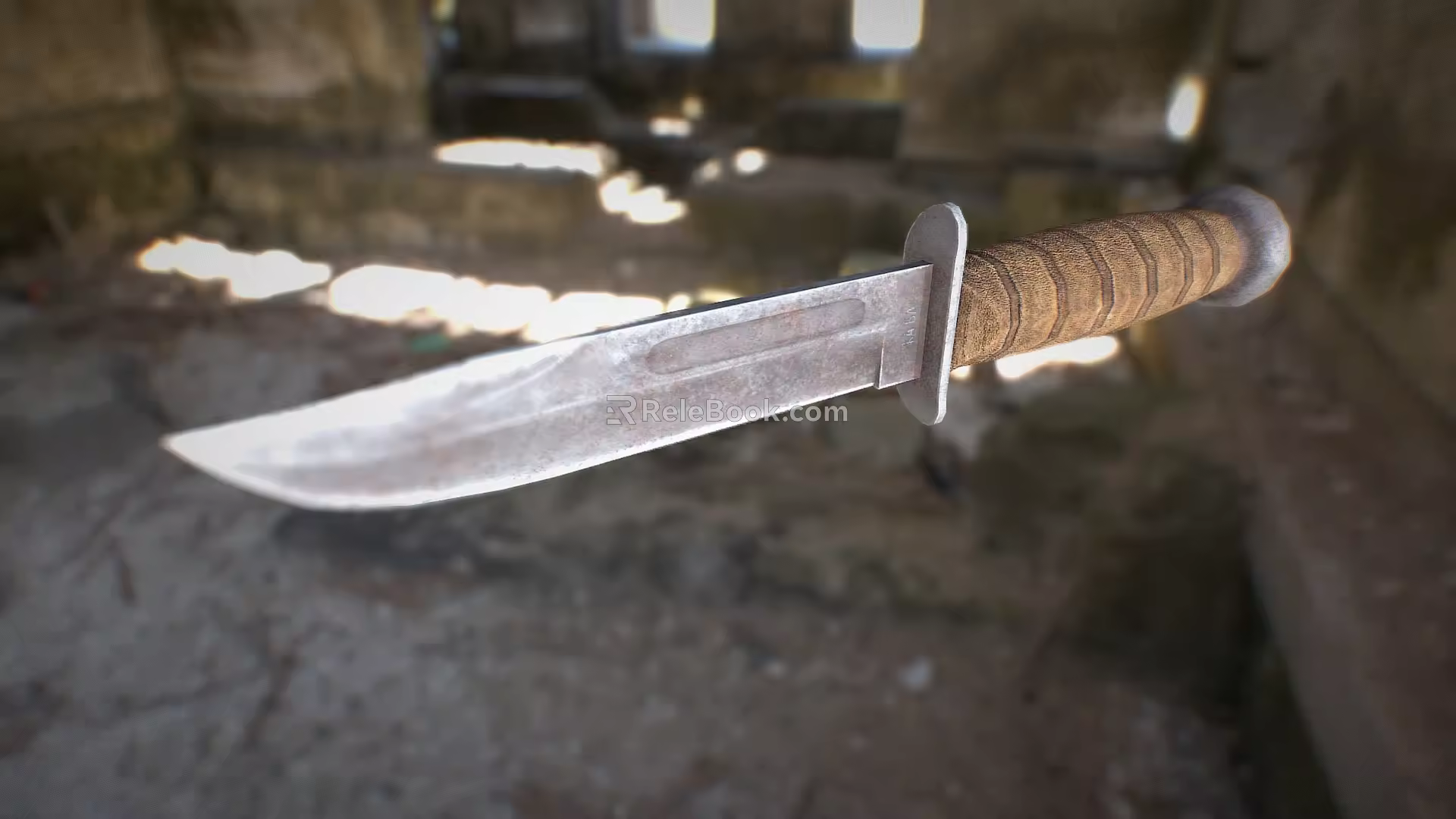 Dagger Sabre Tool Knife Field Dagger Military Dagger Knife Low Face Number Low Model Simple Model Game Next Era Movie and TV Level Super Realism 3d model