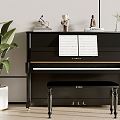 Modern Piano 3d model