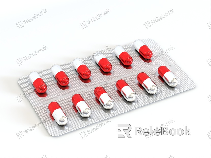 Drug Capsule Drug Drug Drug Cold Drug Antipyretic Drug Anti-inflammatory Drug Antibiotic Medical Supplies model