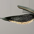 Modern shaped chandelier art chandelier 3d model