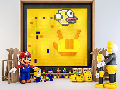 Modern Toys Lego Combo 3d model