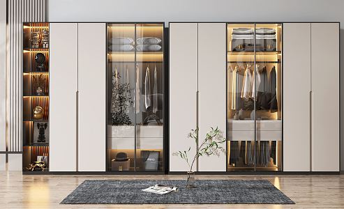 Modern wardrobe 3d model