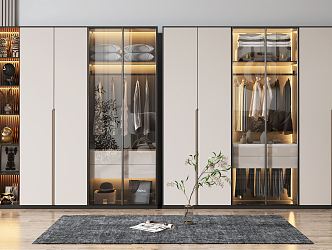 Modern wardrobe 3d model