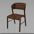Modern Wooden Chair Design With Simple Structure And Natural Texture