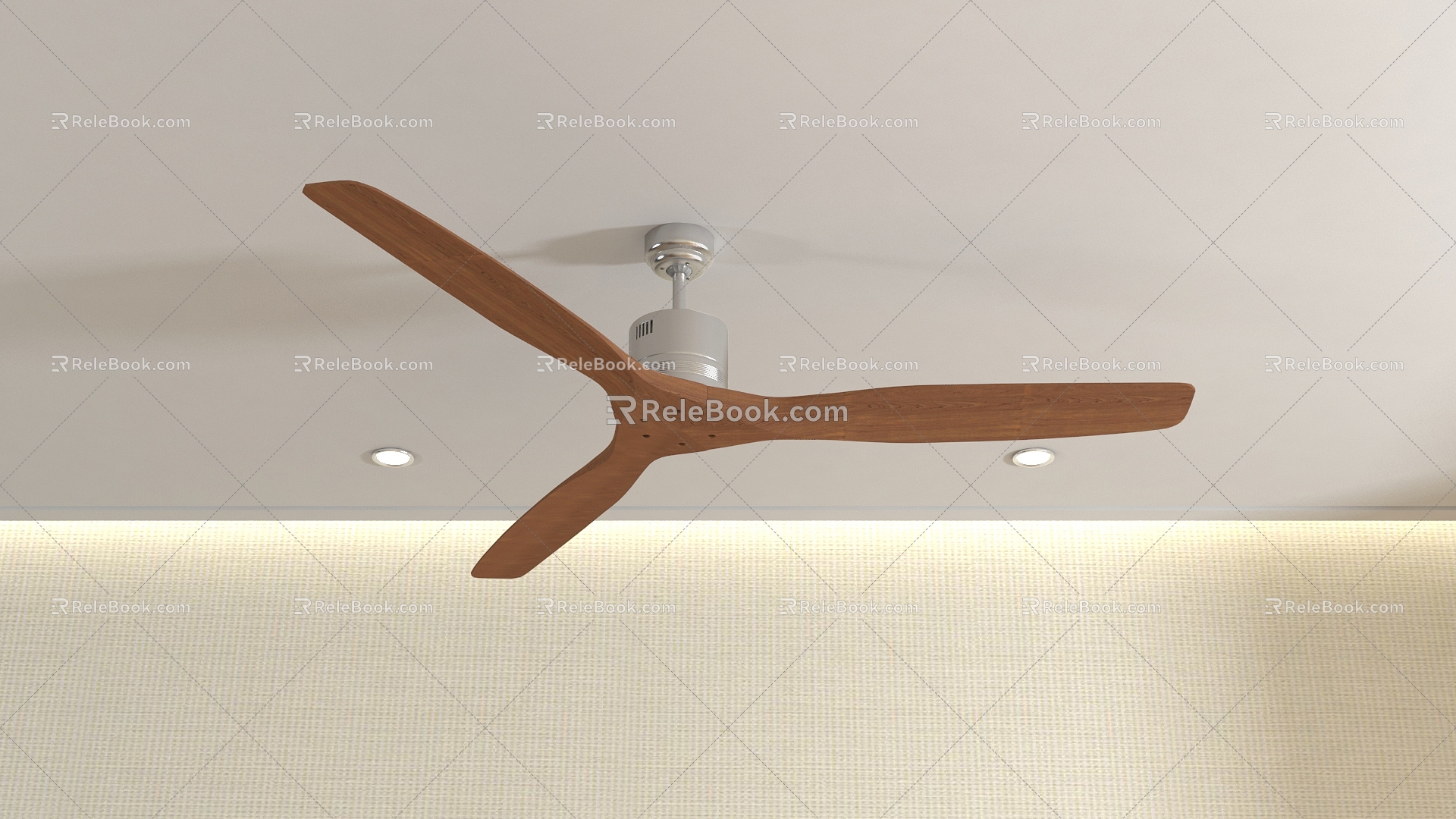 Modern ceiling fan modern ceiling fan 3d model