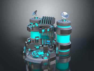 Sci-fi Items Sci-fi Components High-tech Components Sci-fi Equipment Sci-fi Scene Sci-fi Environment Game Scene 3d model