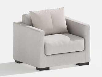 Single Sofa Leisure Chair Single Chair 3d model