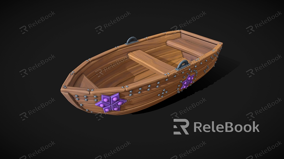 Wooden Boat Small Boat Gem Boat model