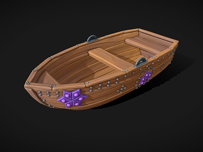 Wooden Boat Small Boat Gem Boat model