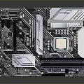 High Performance Computer Motherboard With Modern Circuit Design And Expansion Slots