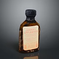 Vintage Johnny Appleseeds Food Product Bottle With Detailed Label And Contents