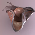 Modern Hat Pirate Hat 3d model