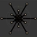 Classic Vintage Metal Chandelier Design With Crystal Decorations And Candle Shaped Bulbs