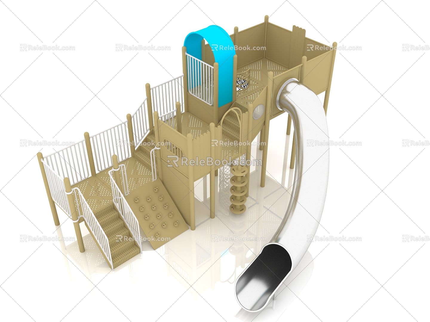 Children's Combined Slide Combined Slide Outdoor Slide Children's Slide Slide Slide Children's Slide 3d model