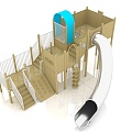 Children's Combined Slide Combined Slide Outdoor Slide Children's Slide Slide Slide Children's Slide 3d model