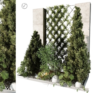 Plant heap 3d model