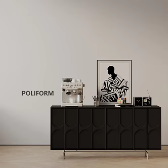 Modern Entrance Cabinet 3d model