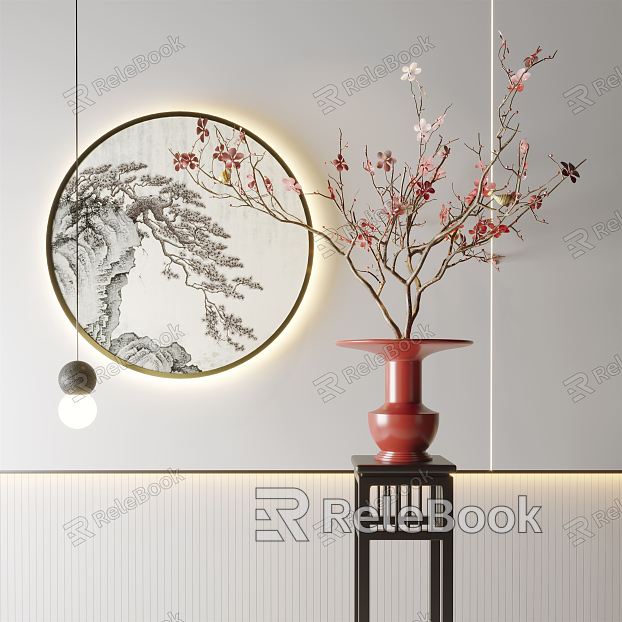 New Chinese Vase Dried Branches Vase model