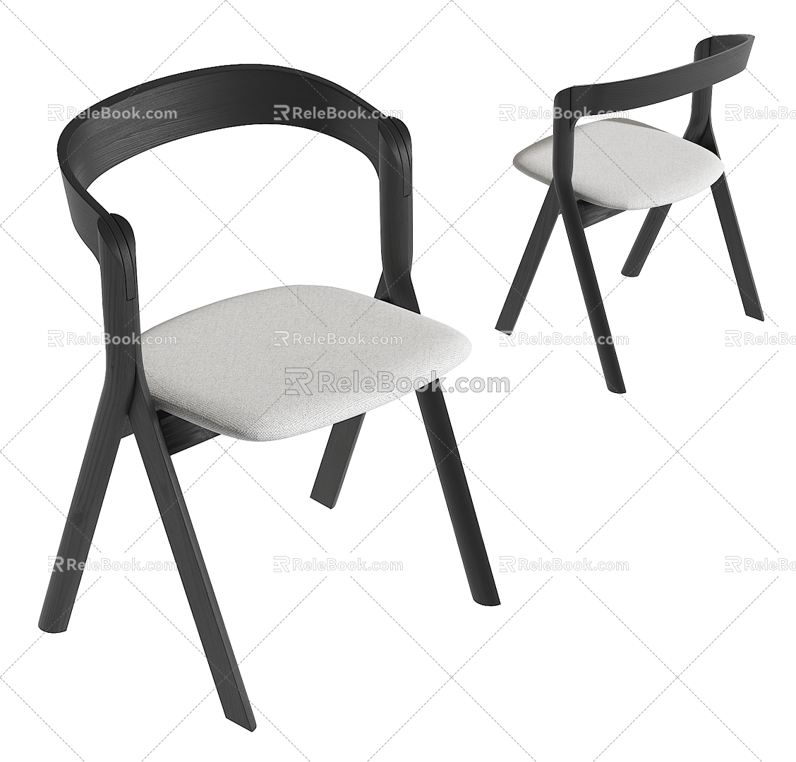 Quiet Wind Dining Chair 3d model