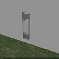 Modern Outdoor Wall Light Illuminating Exterior Grass Area With Contemporary Design