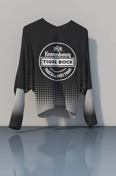 Modern Hinged Door Design With Wooden Frame And Frosted Glass Panel 3d model