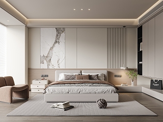 Modern Bedroom 3d model