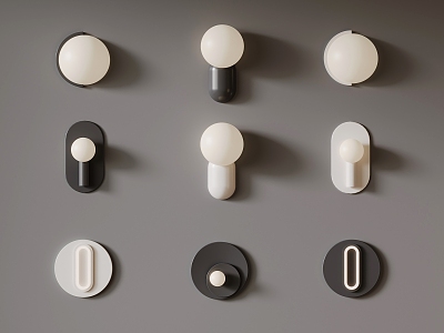 Wall lamp model