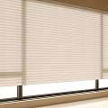 Elegant Light Filtering Venetian Blinds In Beige For Modern Home Window Interior