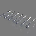 Hexagon Socket Screw Fastener Hardware Screw 3d model