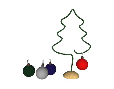 Ornaments combination 3d model Ornaments combination 3d model