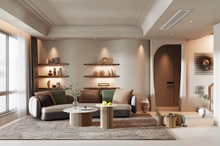 The Silent Living Room 3d model