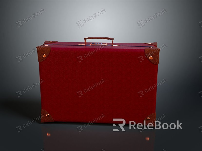 Boxes, Bags, Leather Boxes, Leather Boxes and Containers Realistic model