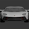 White Modern Sports Car With Sleek Aerodynamic Body And Black Alloy Wheels