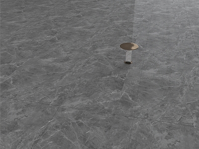 Modern floor tile dark gray floor tile marble dark gray bright tile 3d model