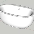Modern White Freestanding Bathtub Design With Sleek Surface And Clean Lines