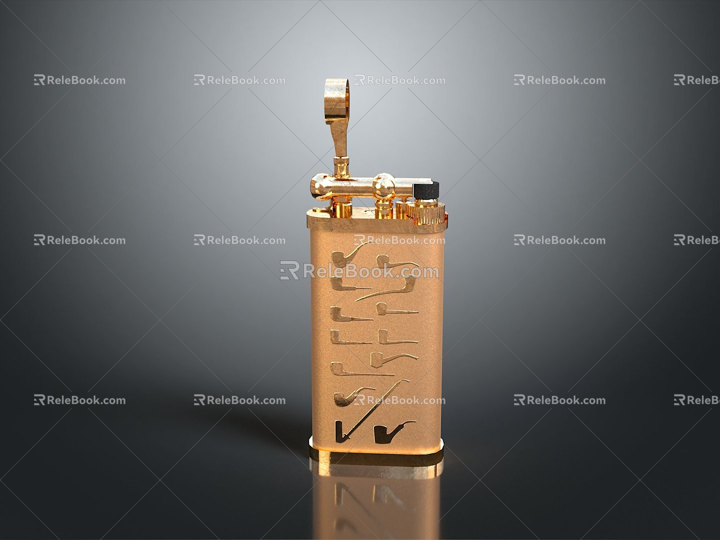 Lighter Mechanical Lighter Kerosene Lighter Windproof Lighter Realistic 3d model