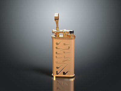 Lighter Mechanical Lighter Kerosene Lighter Windproof Lighter Realistic 3d model