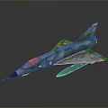 Detailed Cosmic Spacecraft Model With Streamlined Design And Emblems On Reflective Black Surface